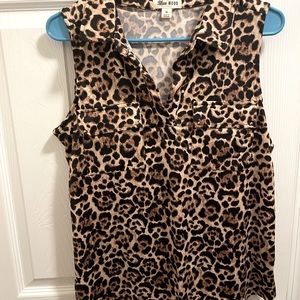 Blue Mood MEDIUM blouse perfect for night out!